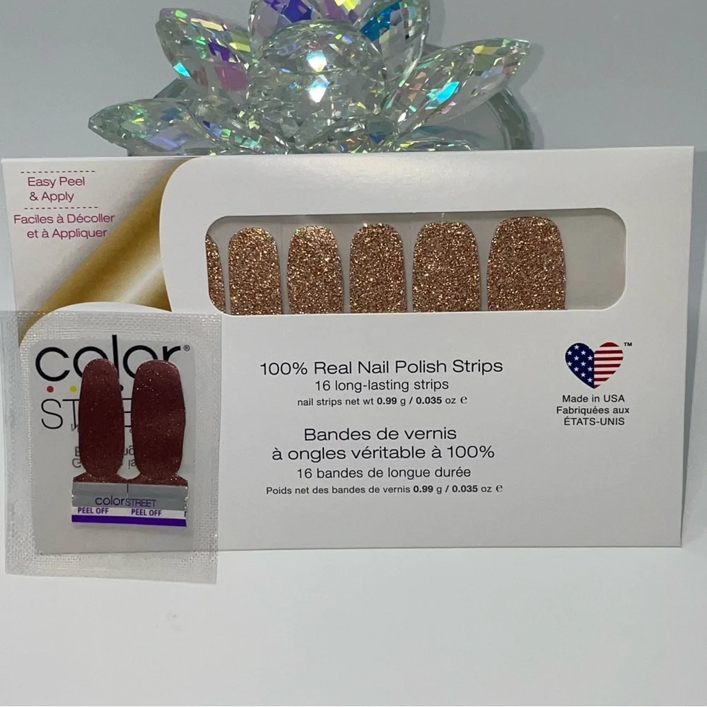 Color Street | Mojave Gold, a gold glitter, hard to find - retired set - Picture 7 of 10